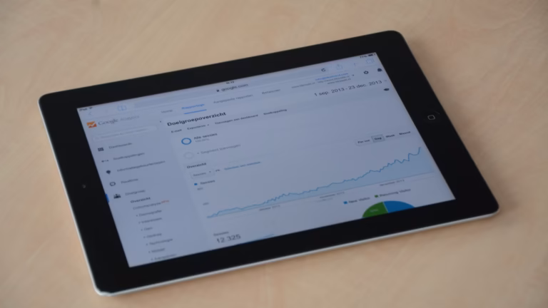 tablet dashboard visual representing tutorial design and user experience